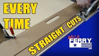 Ⓕ DIY Track Saw - Quick, Cheap & Easy - Door Board (ep60)