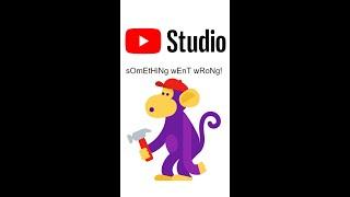 Click HARDER! - Something Went Wrong With YouTube Studio #shorts