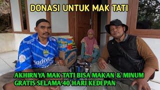 ALHAMDULILLAH AKHIRNYA MAK TATI BISA MAKAN MINUM GRATIS SELAMA  40 HARI KE DEPAN