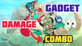 Gadget Damage Combo || Brawlhalla India#shorts