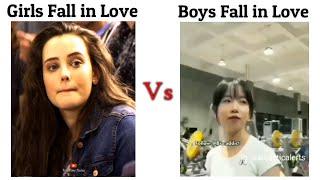 Girls Fall In Love Vs Boys Fall In Love !! Memes #viralmemes #meme