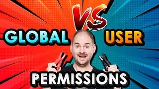 Difference Between Global and User Permissions - Amazon Seller Central Access Points