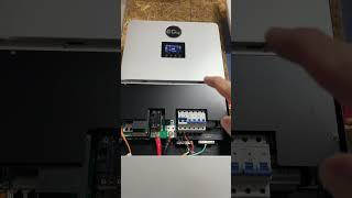 #eg4 indoor wall mount battery inception and 6000xp charging #offgrid #lifepo4battery