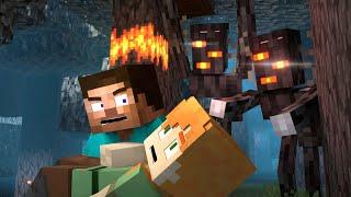 Creaking Attack #1 - Alex & Steve Life - Minecraft Animation