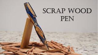 Woodturning | From scrap wood to a beautiful resin pen