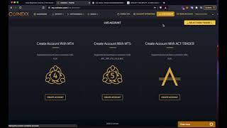 How to Create a Coinexx Forex account