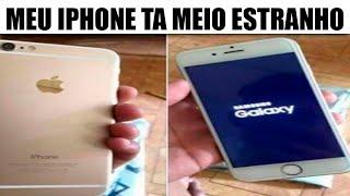 MEMES EM IMAGENS - Esse iphone ta meio estranho kkkkkkkk