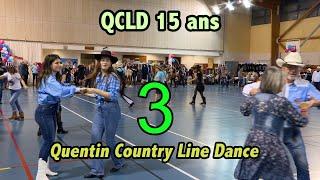 Le côté bal des 15 ans de "Quentin Country Line Dance" (3) à Élancourt (78) samedi 23 novembre 2024.