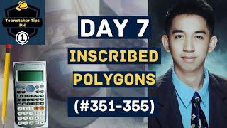 INSCRIBED POLYGONS| 1001 Solved Problems in Engineering Mathematics (DAY 7) #351-#355