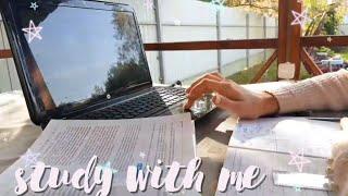 STUDY WITH ME КАК Я ДЕЛАЮ УРОКИДЕЛАЮ УРОКИ НА УЛИЦЕМОТИВАЦИЯ НА УЧЁБУSTUDY WITH ME