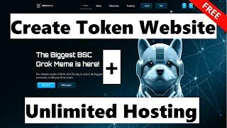 Create website + Unlimited hosting | FREE