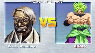 Dark Sanders vs Brolly. MUGEN