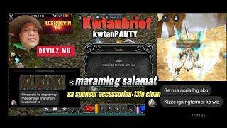 DevilzMU : Kwtanpanty Big thanks sa sponsor accessories+13fo clean @rexnorvinTV