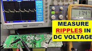 [409] How to Measure Ripple Voltage on DC Capacitor with Multimeter / How to Check Repples in DC