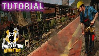 Train Station Renovation Tutorial Gameplay PC Steam 4K