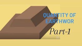 Estimation of earthwork-by mid-sectional area & mean sectional area method. part 1