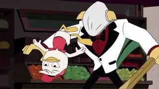 Huey Beats up Steelbeak and Saves Lena - The Split Sword Of Swanstantine Clip - Ducktales 3x14 Clip