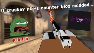 if cruskey plays counter blox modded..? | CBM Montage