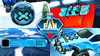 FREE X GAMES FAN REWARDS NOW AVAILABLE On Rocket League!
