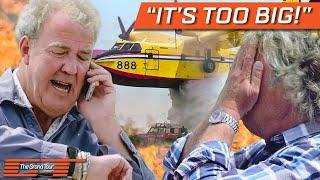 Clarkson, Hammond And May's Wildfire Experiment Stopped By The Fire Brigade | The Grand Tour