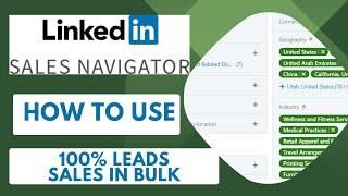 LinkedIn Sales Navigator Lead Generation Tutorial in Hindi | #salesnavigator #linkedinleadgeneration