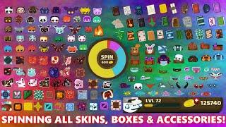 [STARVE.IO] SPINNING ALL SKINS, BOXES AND ACCESSORIES! *125.000 GOLDEN BREAD*