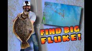 Finding BIG Fluke (Flounder) Spots!