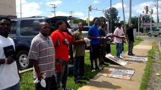 Stl Israelites giving the word to the people