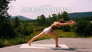 45 Minute Creative Vinyasa Flow | strength & stretch yoga