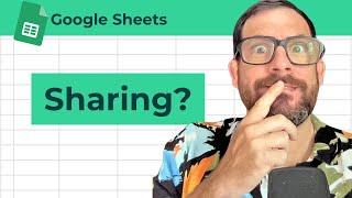 Things to Think About When You Share a Sheet