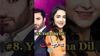 Top 10 Pakistani actress Yumnazaidi Dramas ️ #yumnazaidi #terebin #shorts