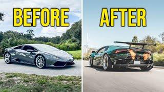 FULL BUILD - BUILDING A TWIN TURBO WIDEBODY LAMBORGHINI HURACAN