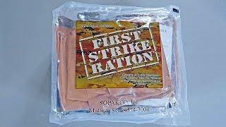 Tasting US Military MRE First Strike (Meal Ready to Eat - 24 Hour Ration)