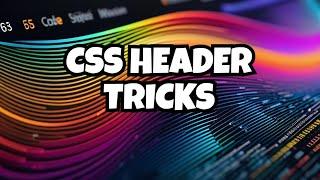 How to Make Curved Header using Html and CSS | CSS Tricks