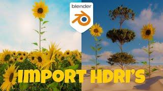 How To Import HDRI’s In Blender