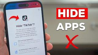 How To HIDE Apps on iPhone (Passcode Protected)