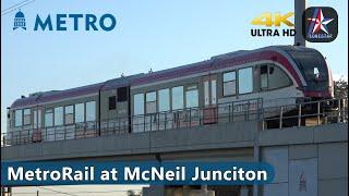 [4K] MetroRail at McNeil Junction | CapMetro | Austin