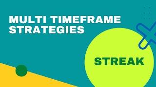 How to create multi timeframe strategy in streak zerodha