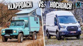 EX Klapp  vs  Hochdach k