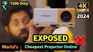 Don't Buy This Mini Cheapest Projector Before Watching This Video - Shocking Result 🫢