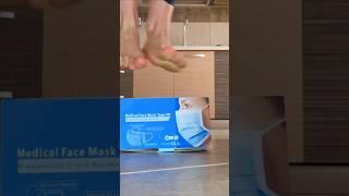 Barefoot vs. Paper Box! Oddly Satisfying Crushing Things! ASMR