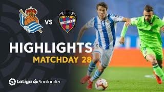 Highlights Real Sociedad vs Levante UD (1-1)