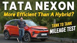 Tata Nexon Diesel Mileage Test using Tank-to-tank Method w/ Drive Impressions