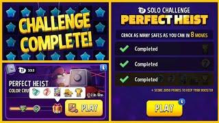 Color crush solo challenge|perfect heist|match masters