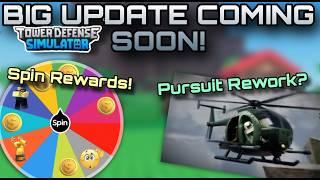 EVERYTHING THAT COMING SOON TO TDS! / PURSUIT REWORK?, SPIN REWARDS!