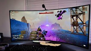 Helldivers 2 NEW Update is AWESOME on a LG 45" UltraWide OLED | BEST Gaming Monitor RTX HDR Gameplay