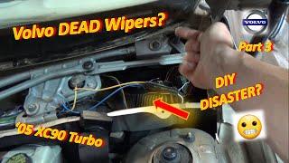 (Pt 3) Volvo From HELL...Wipers DIY DISASTER! (05 XC90 Turbo)