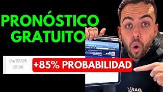 PRONÓSTICO GRATUITO (Alta Probabilidad) GOL 1 MITAD - Martes 4 de Marzo de 2025