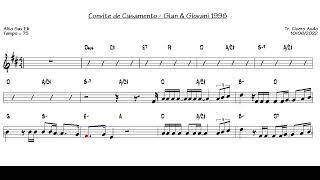 Convite de Casamento - Gian & Giovani 1998 (Alto Sax Eb) [Sheet music]