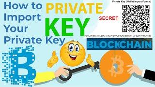 How To Import a Wallet Via Private Key On Bitcoin.com | Private Key